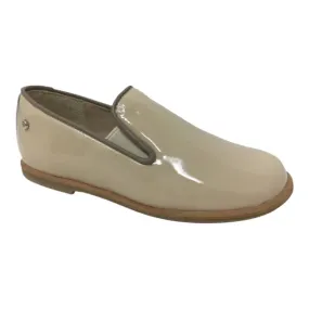 Benji - Beige Patent Leather Slip On for Boy/Girl by Manuela de Juan