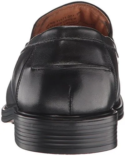 FLORSHEIM MEN'S HOLTYN SLIP ON PENNY LOAFER, BLACK, 12 3E US