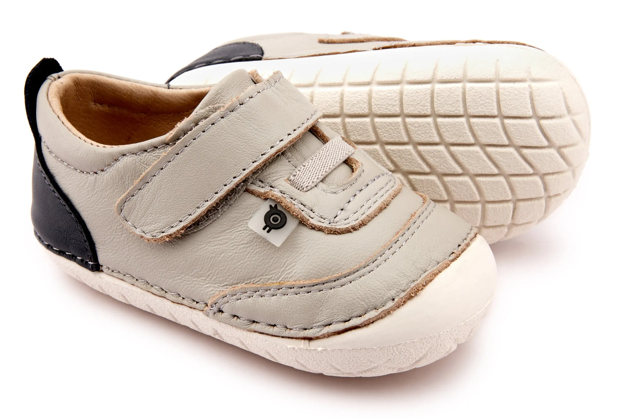 Old Soles Boy's 4066 Caramba Shoes - Gris/Navy/White Sole