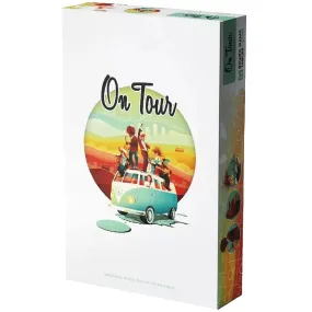 On Tour: USA & Europe - Dice-Based Travel Board Game for Family, Adults, and Children (1-8 Players, Ages 7 ) - Allplay